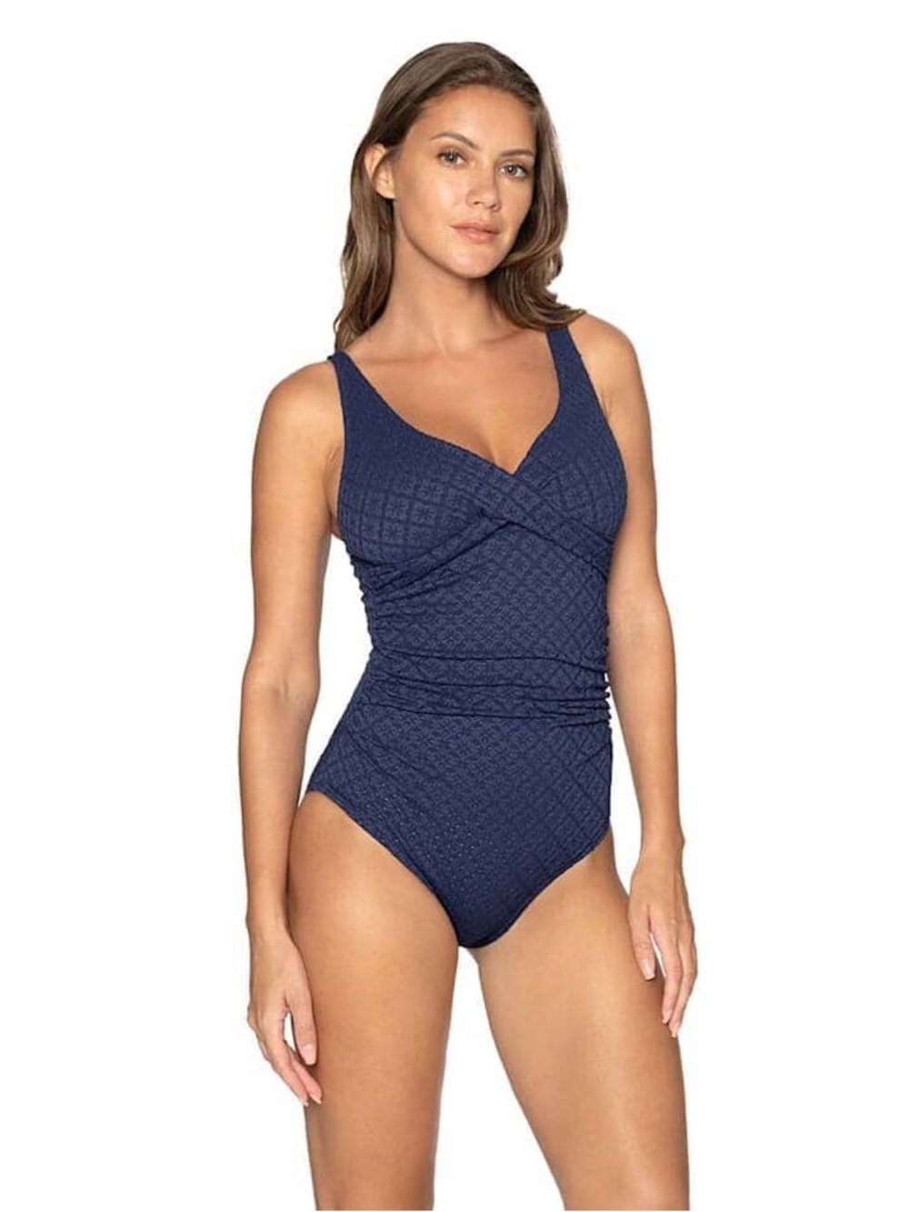 Nip Tuck Louise Cross Front One Piece Swimsuit - Picture 7 of 10